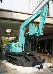 Peluncurun Mini Exavator Kobelco