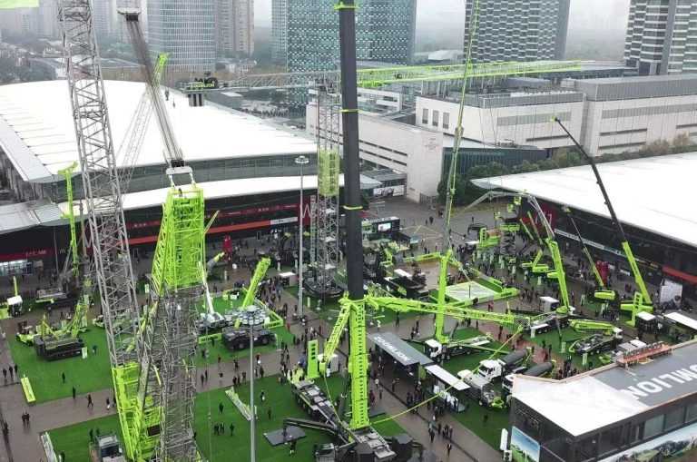 Mengintip mesin-mesin pintar Zoomlion di bauma China 2020