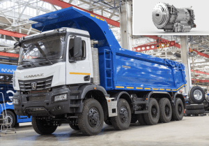 Dump truck tambang Baru KamAZ dilengkapi Transmisi Allison