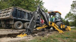 John Deere Rayakan 50 Tahun Produksi Backhoe Loader