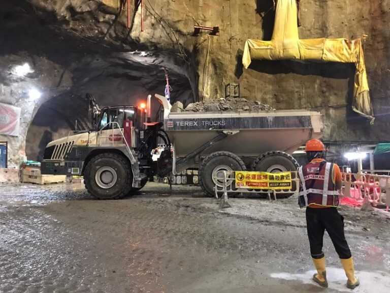 Tiga TA400 Terlibat Dalam Proyek Terowongan di Hong Kong