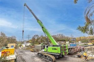 Sennebogen rilis crawler crane 100 ton