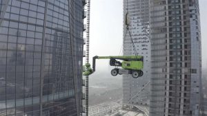 Boom lift Zoomlion di ketinggian 450m