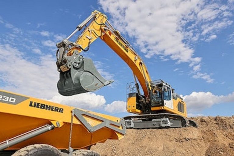 Debut Excavator Liebherr Bertenaga Hidrogen, R 9XX H2, di Bauma 2022