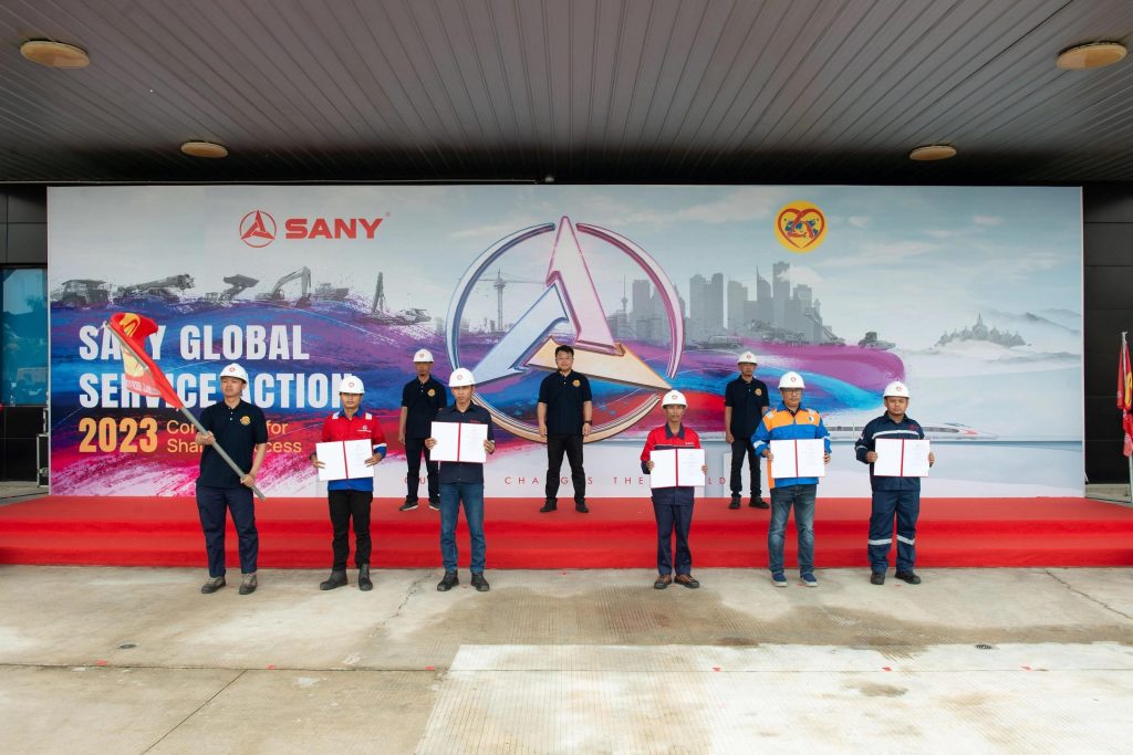 Peluncuran Tur Servis Sany Indonesia