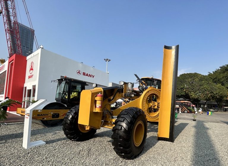 Motor Grader STG 265: Produk Andalan Sany Makmur Perkasa di Mining Expo 2023