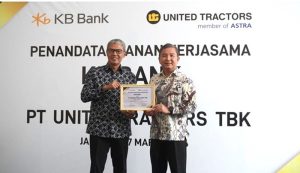KB Bank bekerja sama dengan PT United Tractors Tbk (UT). (Dok. KB Bank)