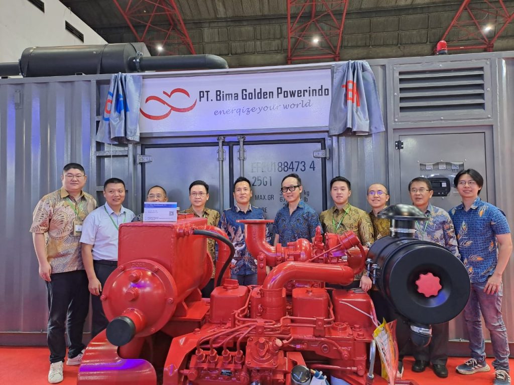 Gama Tech Rentalkan 28 Unit Genset Cummins 1.250 kVA ke PLN
