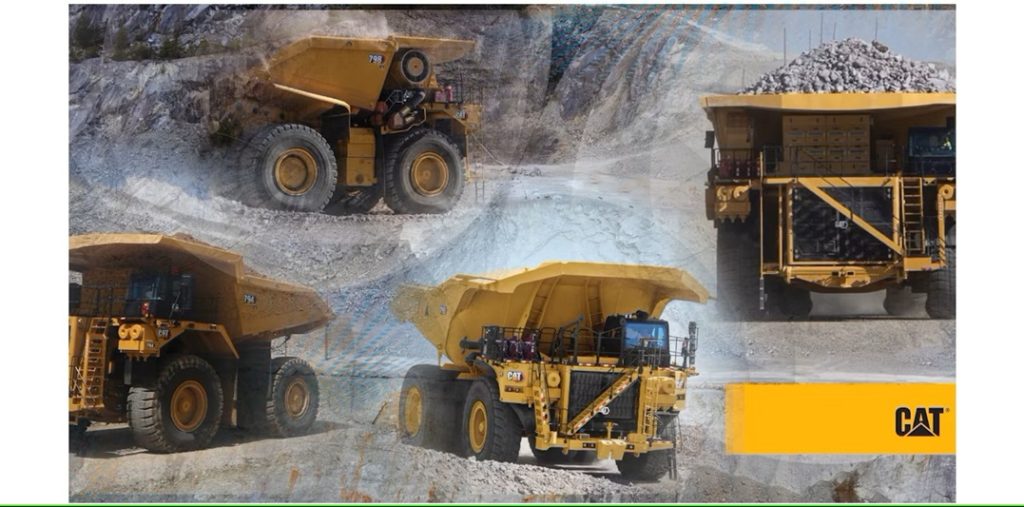 Caterpillar investasi di bidang transisi energi truk tambang