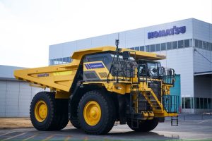 Komatsu Klaim Punya Dump Truck Besar Berbahan Bakar Hidrogen Pertama di Dunia