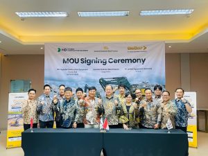 Penandatanganan MOU SKBF dengan UNIQUIP untuk Pembiayaan Alat Berat Hyundai