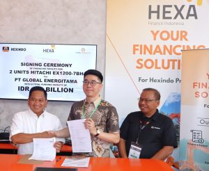 HEXA Finance Sediakan Fasilitas Pembiayaan bagi Global Energitama untuk Investasi Dua Unit EX 1200-7