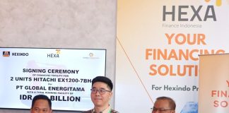 HEXA Finance Sediakan Fasilitas Pembiayaan bagi Global Energitama untuk Investasi Dua Unit EX 1200-7