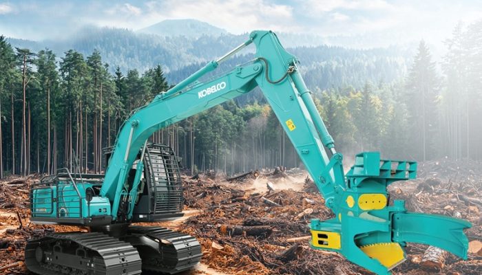Kobelco SK130XDL-10E dengan Shear Head Attachment: Sangat Produktif & Efisien